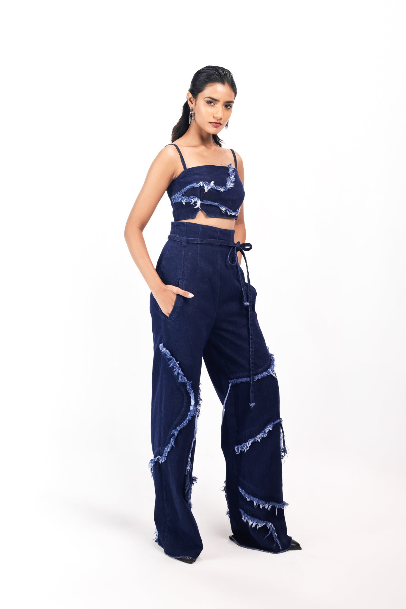WEATHERED INDIGO TROUSER