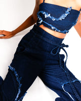 WEATHERED INDIGO TROUSER