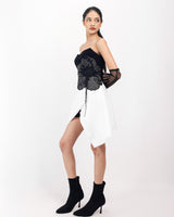 SILVER DUSK BLOOM DRESS