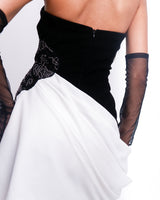 SILVER DUSK BLOOM DRESS