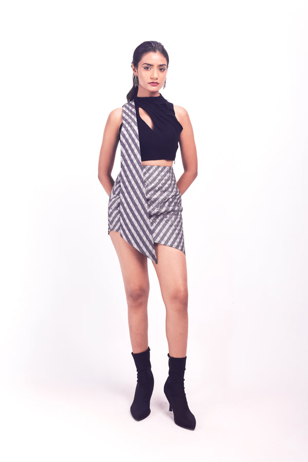 GRAPHITE CALM SKIRT