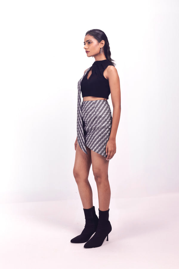 GRAPHITE CALM SKIRT