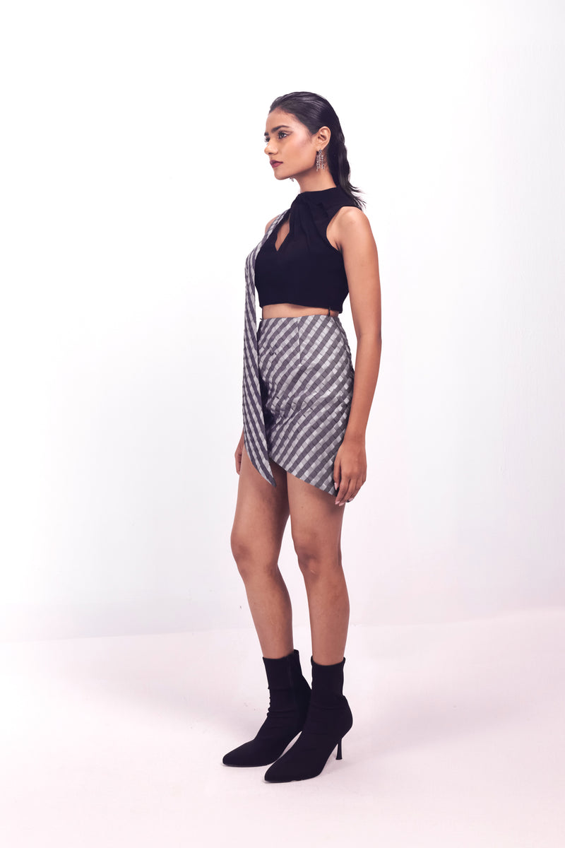 GRAPHITE CALM SKIRT