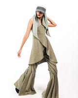 ROOTLINE VISOR CAP WITH SCARF
