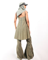 ROOTLINE VISOR CAP WITH SCARF