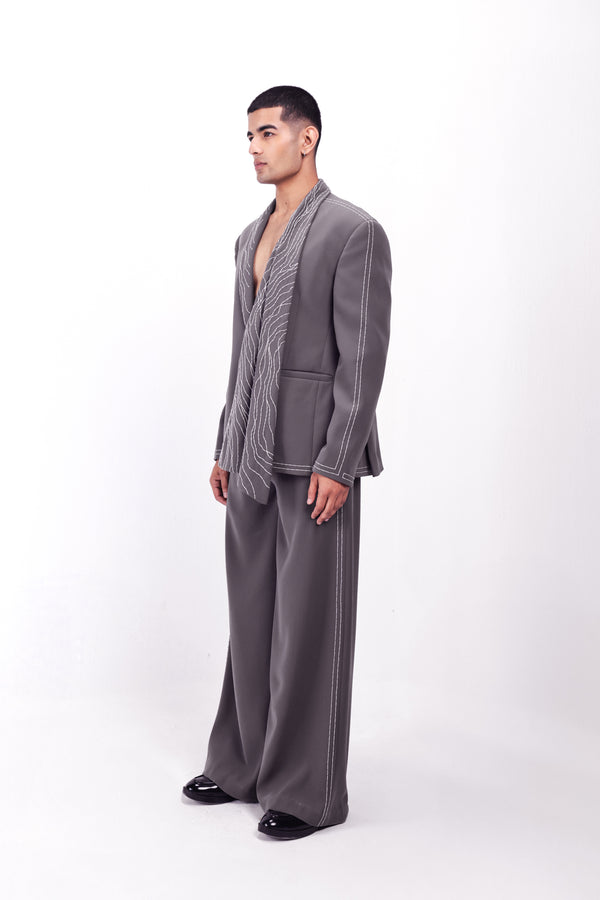 Silver Dusk Blazer Set