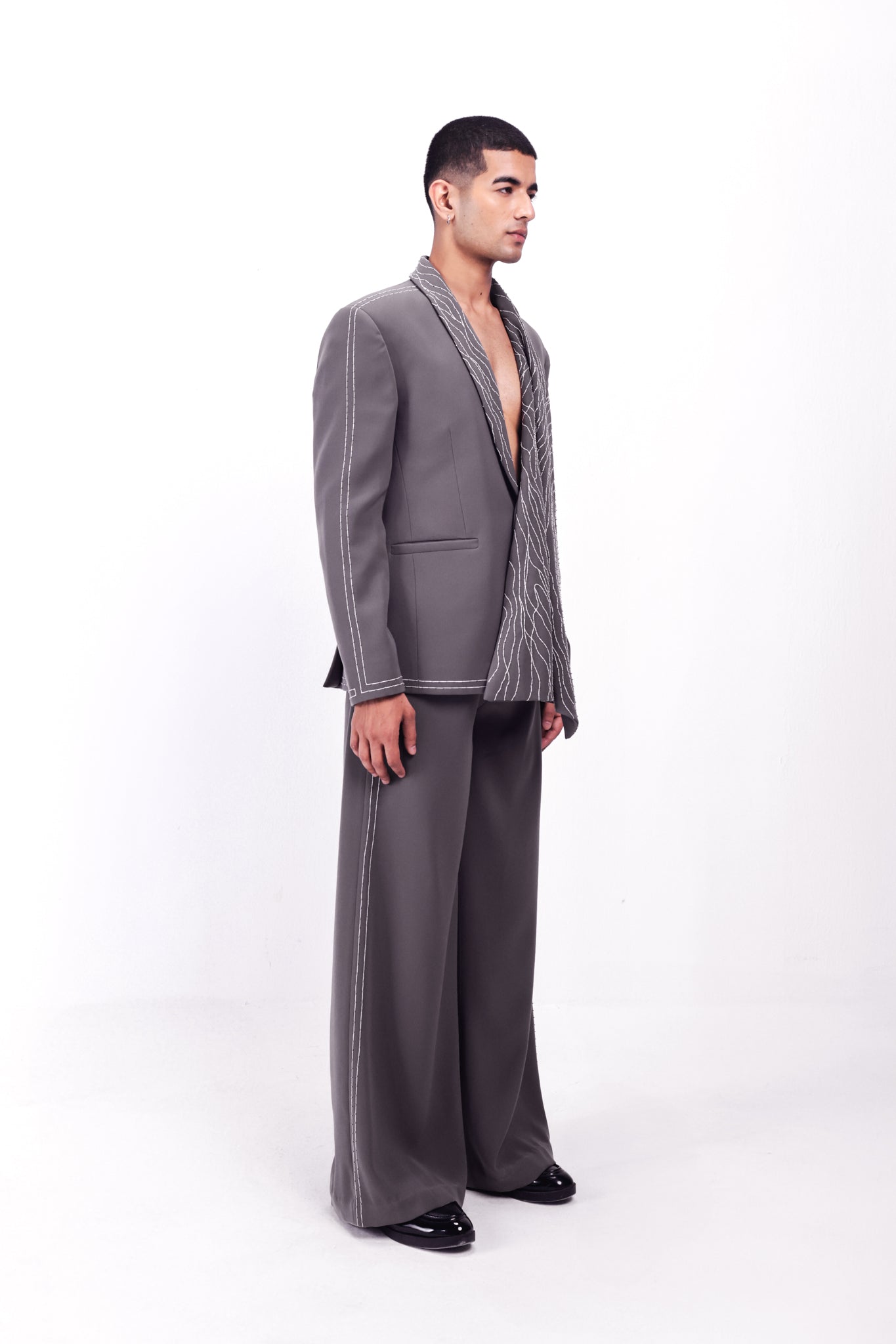 SILVER DUSK BLAZER