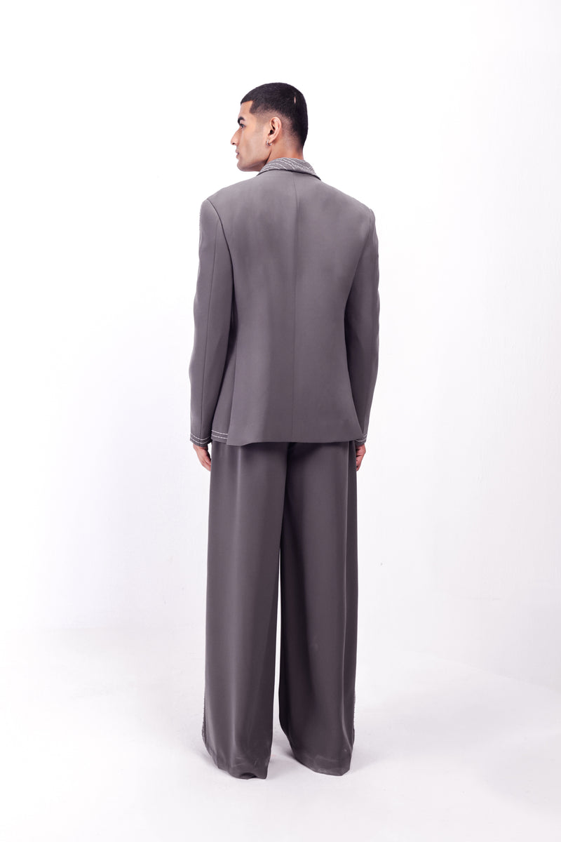 Silver Dusk Blazer Set