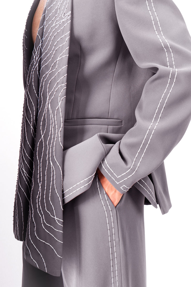 SILVER DUSK BLAZER