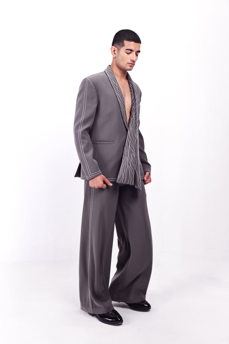 SILVER DUSK BLAZER