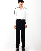 IVORY SHADOWED GLIMMER SHIRT