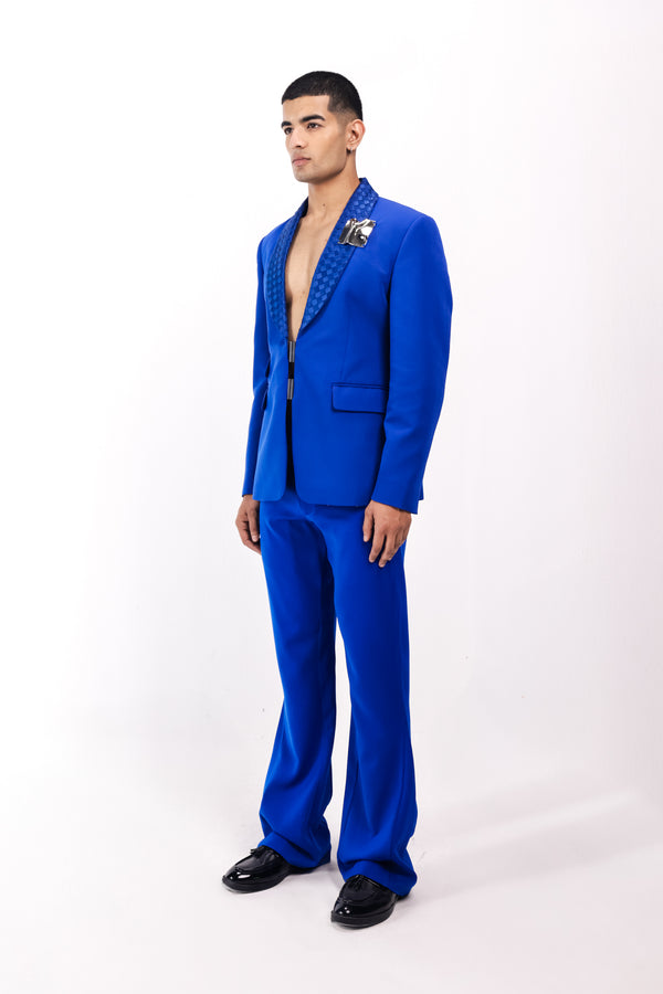Celestal Bloom Blazer Set