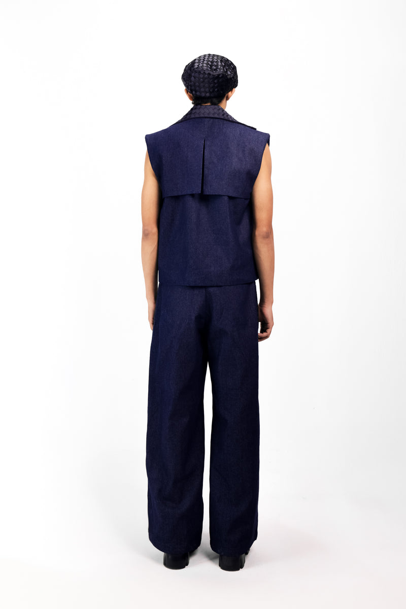INDIGO DRIFT TROUSER