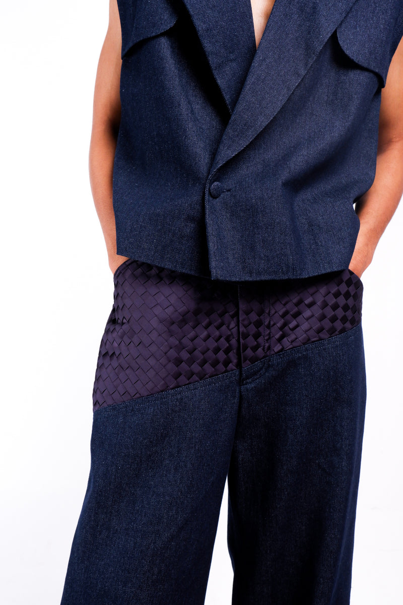 INDIGO DRIFT TROUSER