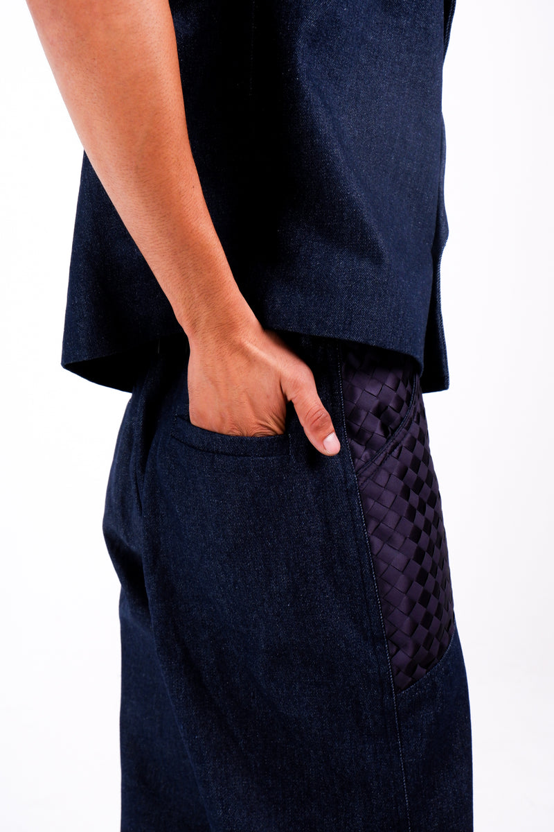 INDIGO DRIFT TROUSER