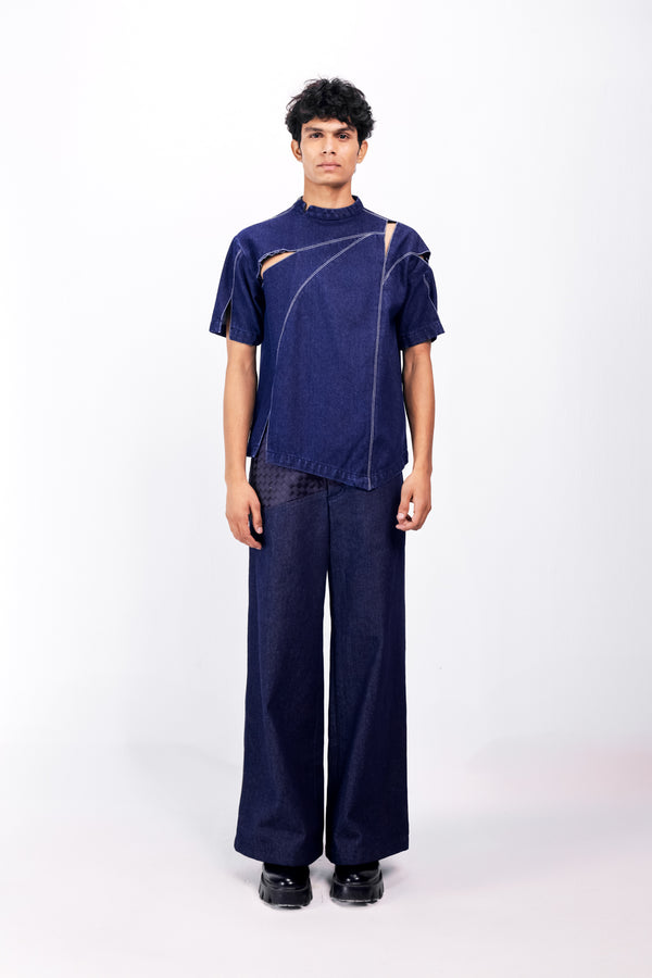 WEATHERED INDIGO T-SHIRT