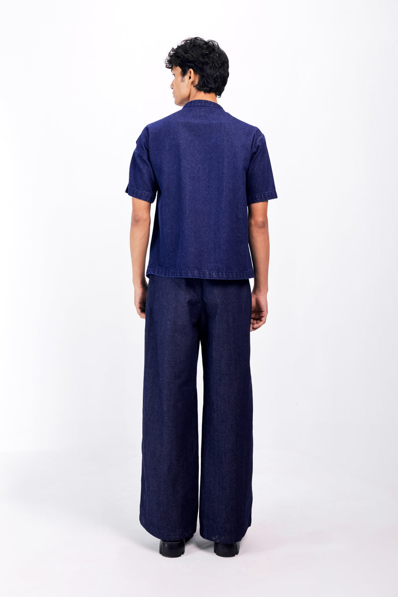 WEATHERED INDIGO T-SHIRT