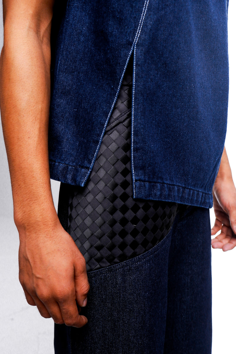 WEATHERED INDIGO T-SHIRT