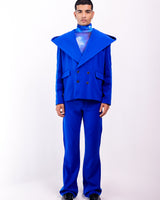 CELESTIAL DRIFT HOODED BLAZER