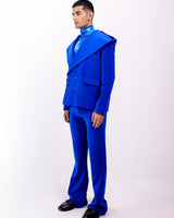 CELESTIAL DRIFT HOODED BLAZER