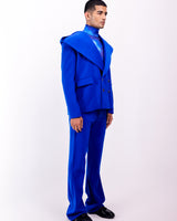 CELESTIAL DRIFT HOODED BLAZER