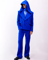 CELESTIAL DRIFT HOODED BLAZER