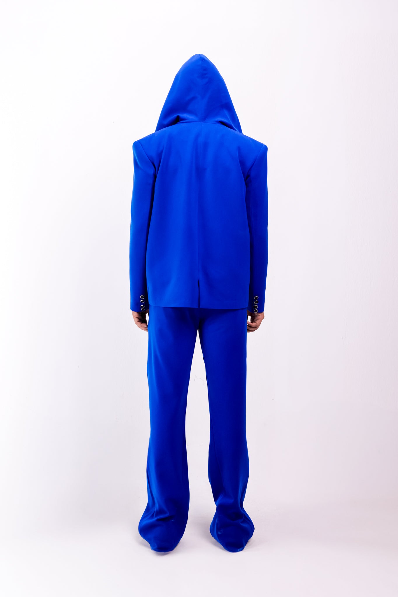 CELESTIAL DRIFT HOODED BLAZER