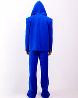 CELESTIAL DRIFT HOODED BLAZER