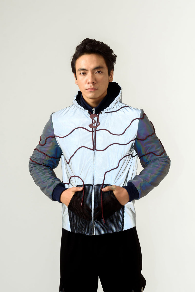 Unisex Reflect Bomber Jacket - siddhantagrawal