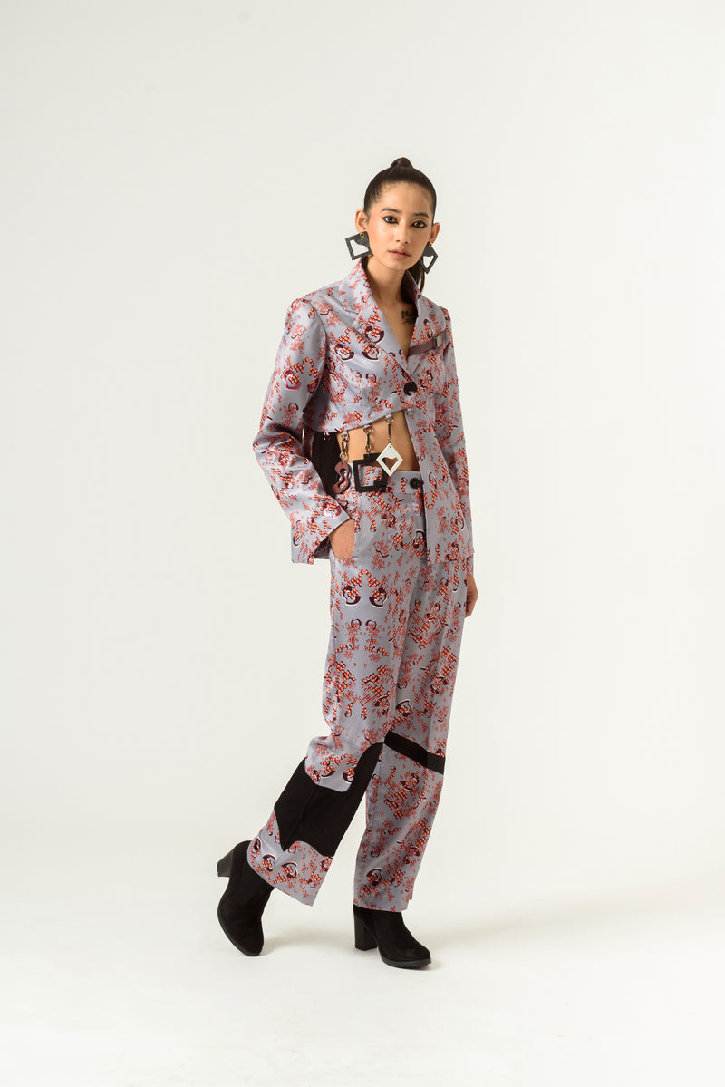 DNA-Print Trousers - siddhantagrawal
