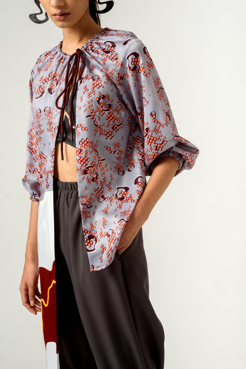 Overlay DNA-Print Top - siddhantagrawal