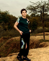 UNDEFINED APPLIQUE MENS  T-SHIRT - siddhantagrawal