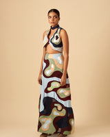 INFINITE FREQUENCY SKIRT - siddhantagrawal
