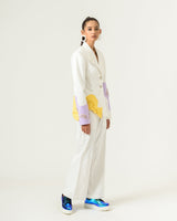 Ivory Lilac Suit - siddhantagrawal