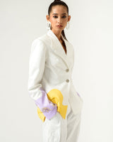 Ivory Lilac Suit - siddhantagrawal