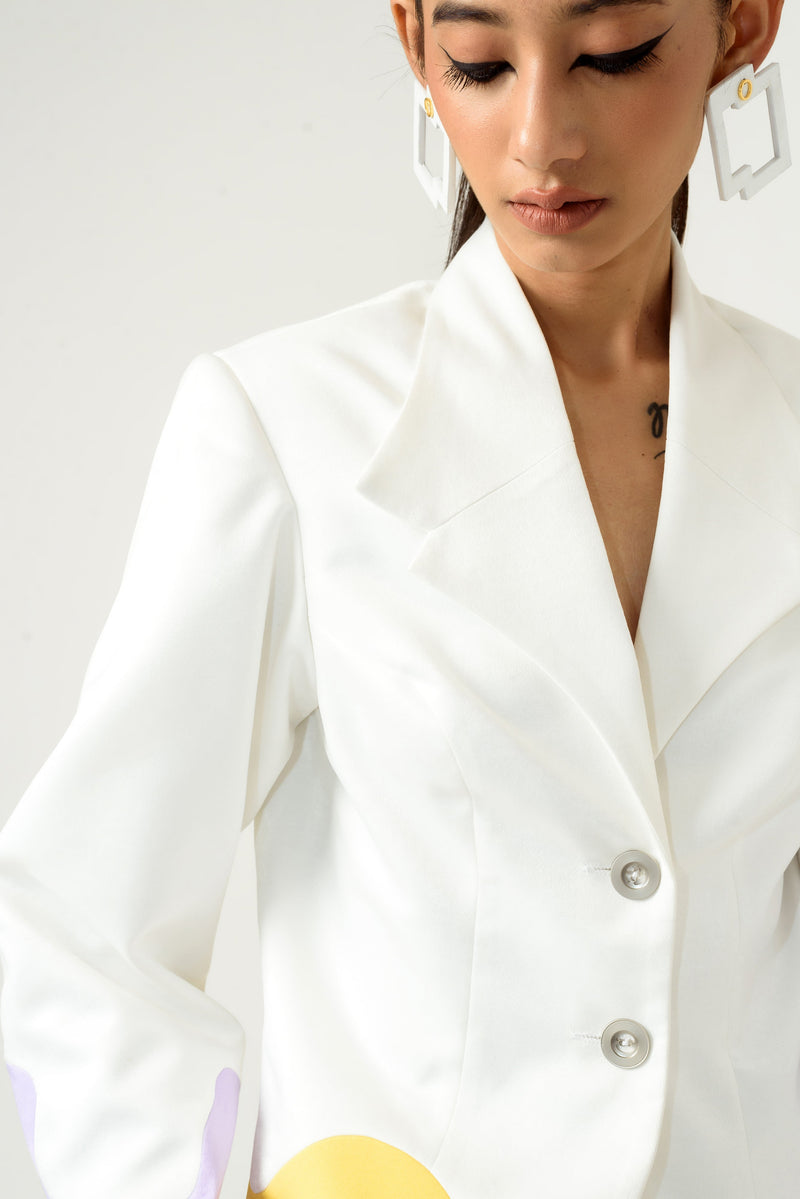Ivory Lilac Suit - siddhantagrawal