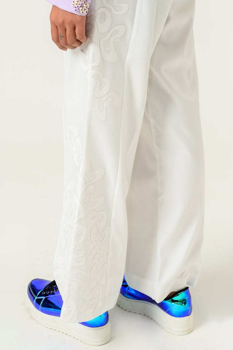 Ivory Lilac Suit - siddhantagrawal