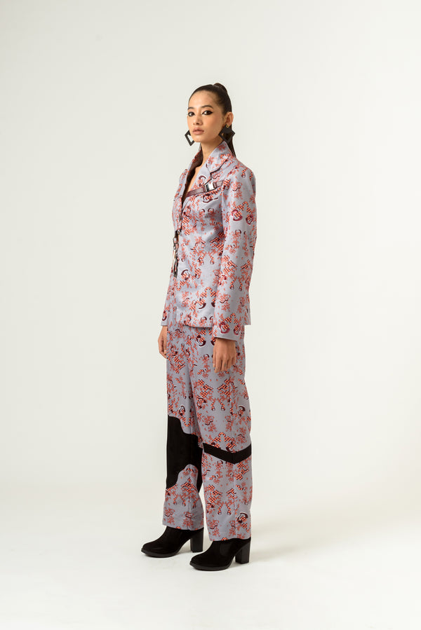 DNA-Print Trousers - siddhantagrawal