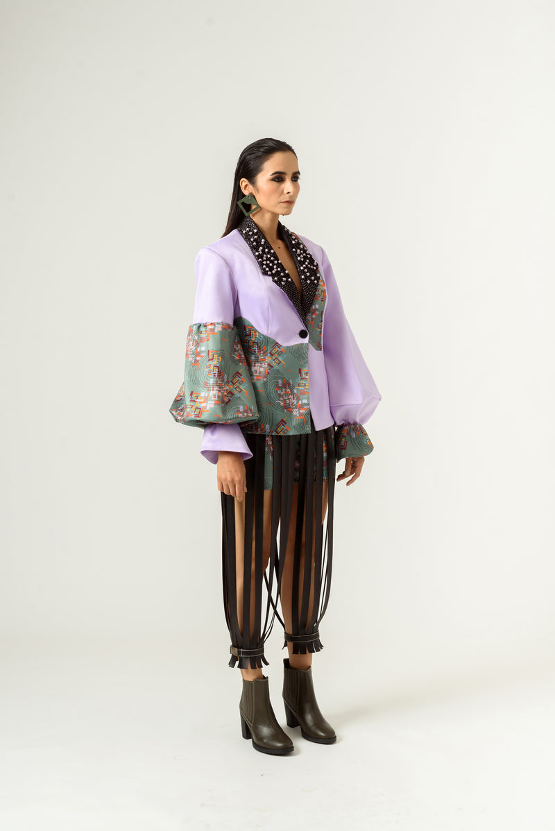 Leather Strapped Trousers - siddhantagrawal