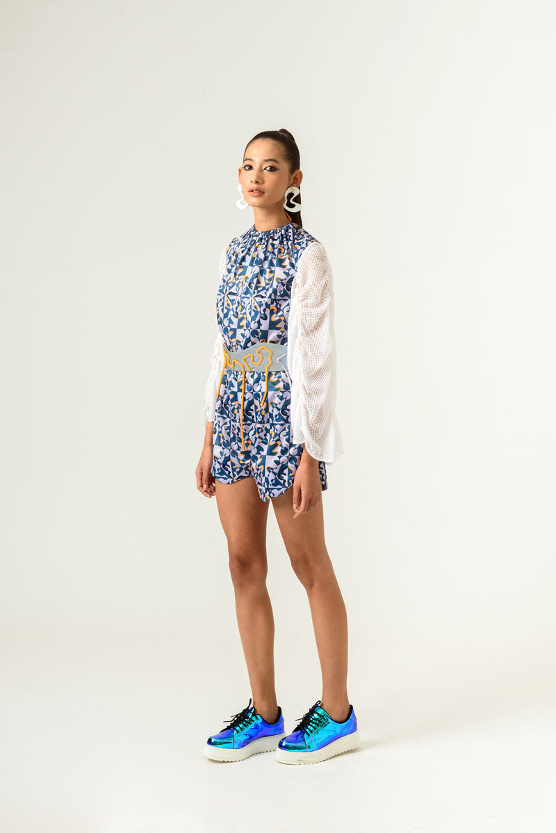 Rage Print Bodysuit - siddhantagrawal