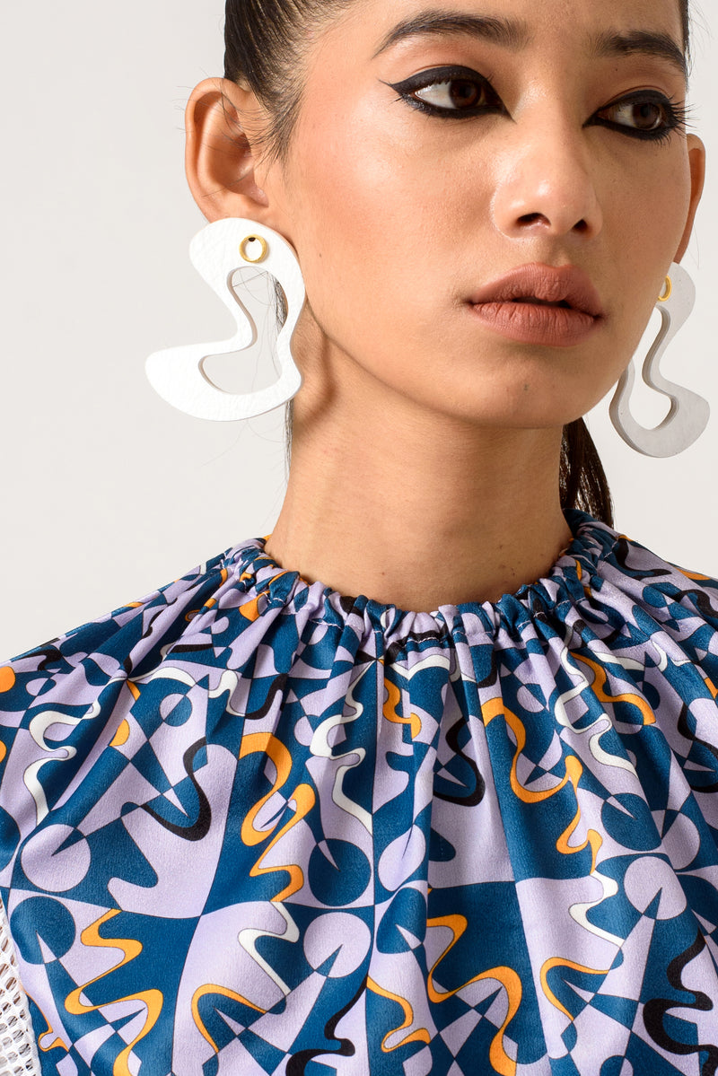 Rage Print Bodysuit - siddhantagrawal