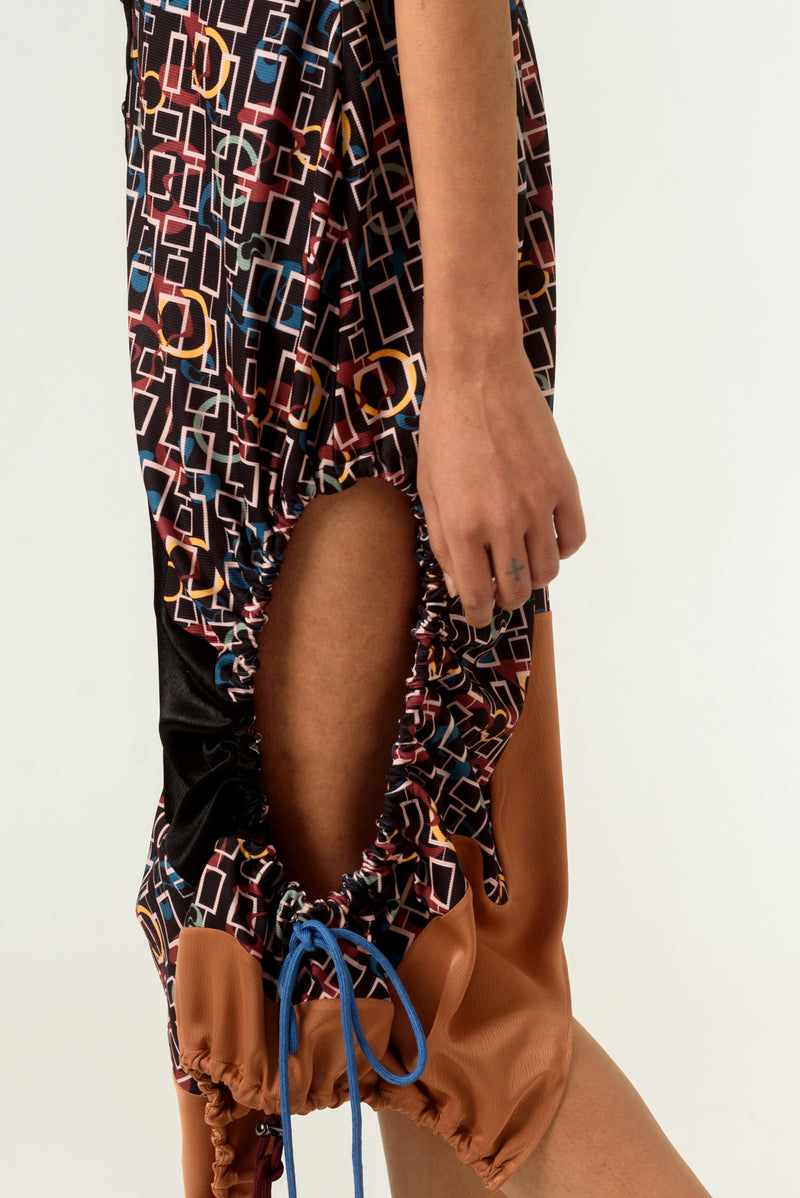 Torment Half and Half Shirt-Dress - siddhantagrawal