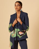 UNDEFINED APPLIQUE COAT - siddhantagrawal
