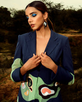 UNDEFINED APPLIQUE COAT - siddhantagrawal