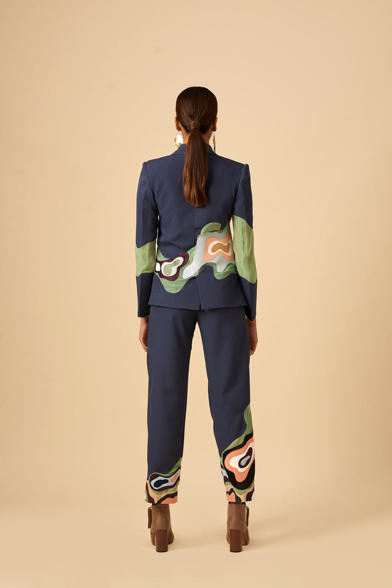 UNDEFINED APPLIQUE TROUSERS - siddhantagrawal