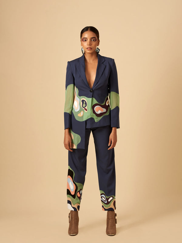 UNDEFINED APPLIQUE SUIT - siddhantagrawal