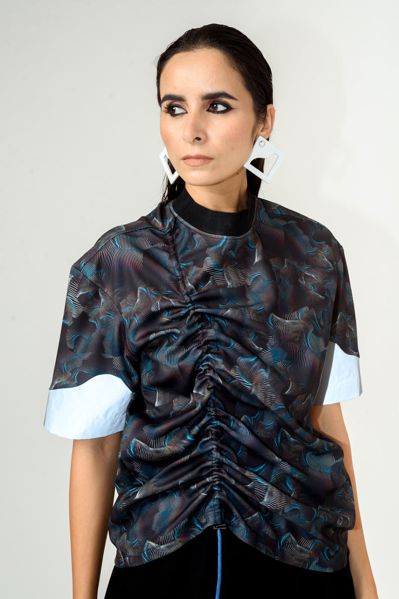 Unisex Agitation Print T-Shirt - siddhantagrawal