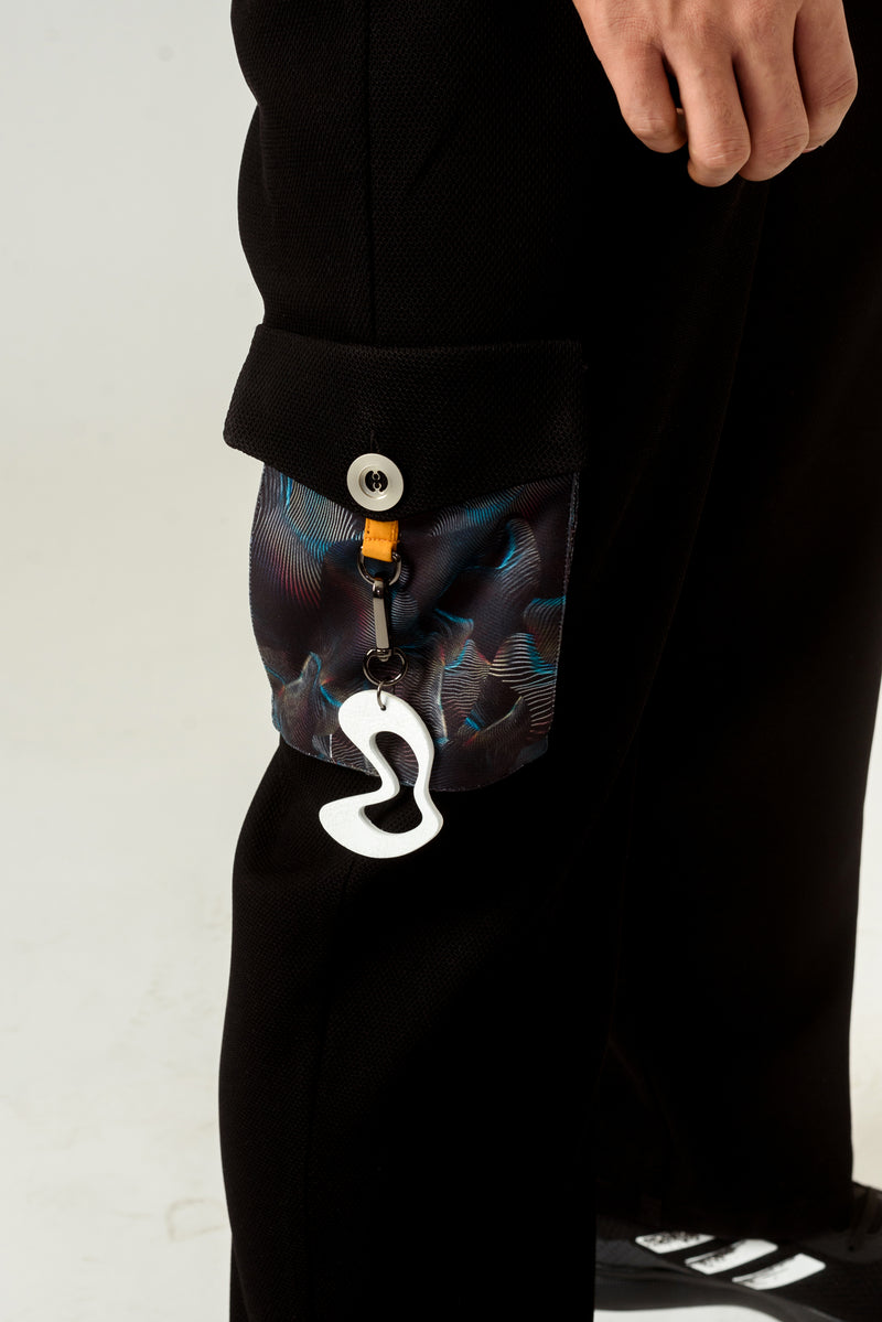 Unisex Orange Elastic Trousers - siddhantagrawal