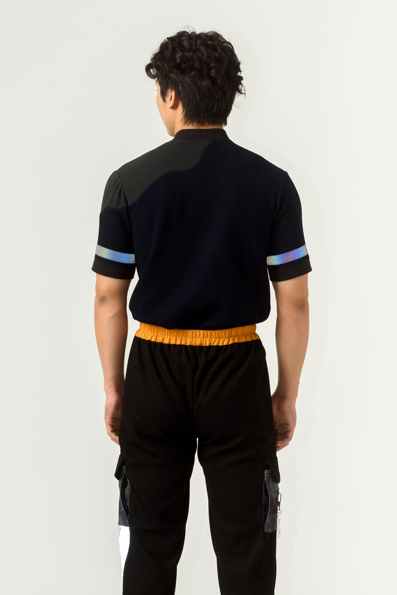 Unisex Orange Elastic Trousers - siddhantagrawal