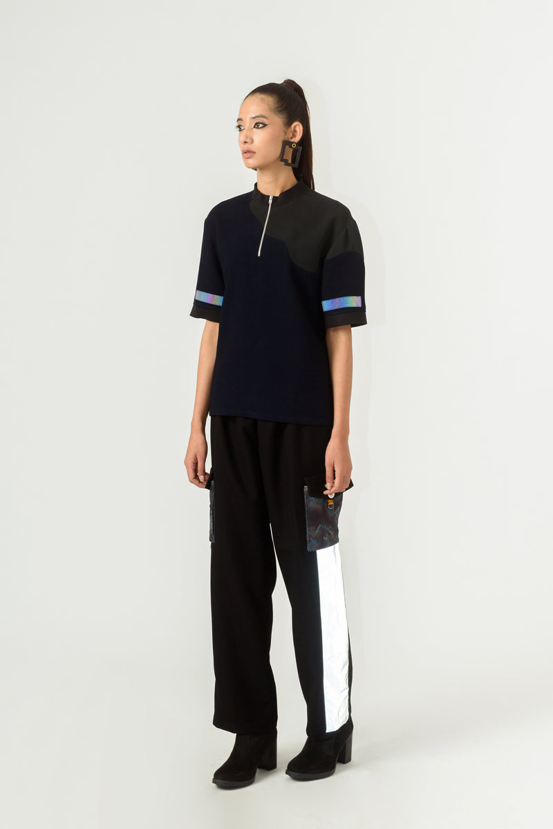 Unisex T-Shirt with Reflector - siddhantagrawal